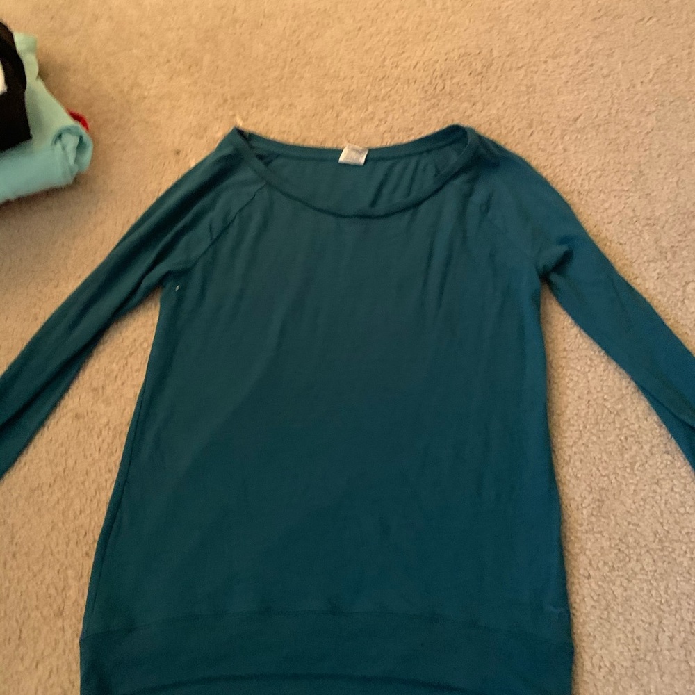 Teal long sleeve